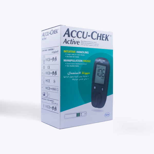 ACCU CHEK ACTIVE LECTEUR GLYCEMIE MG/DL KIT