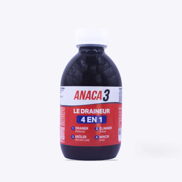 ANACA3 DRAINEUR 4EN1 SOLUTION BUVABLE 250ML