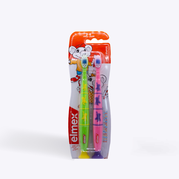 BROSSE A DENT ELECTRIQUE ENFANT ELMEX 3-6ANS X2